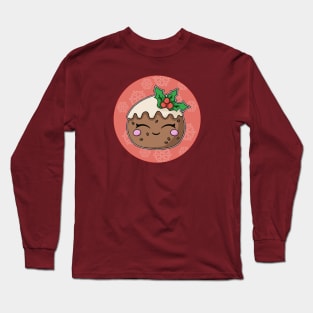 Happy Christmas Pudding Long Sleeve T-Shirt